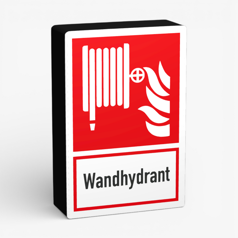 Wandhydrant Rechteck Lampe