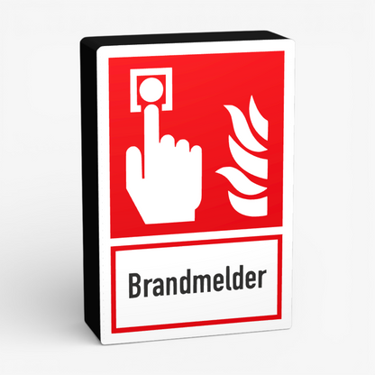 Brandmelder Rechteck Lampe