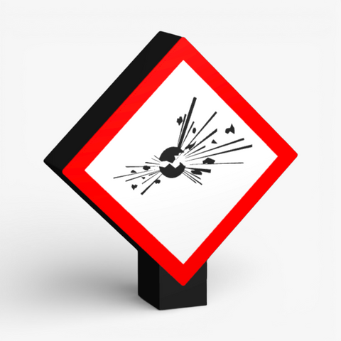 Explodierende Bombe Lampe