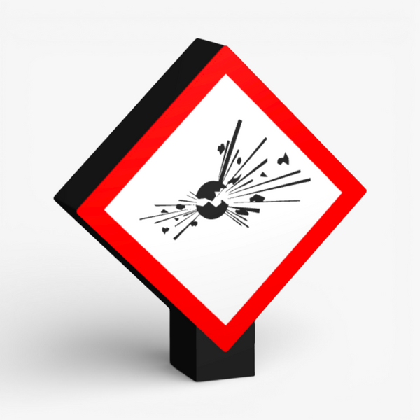 Explodierende Bombe Lampe