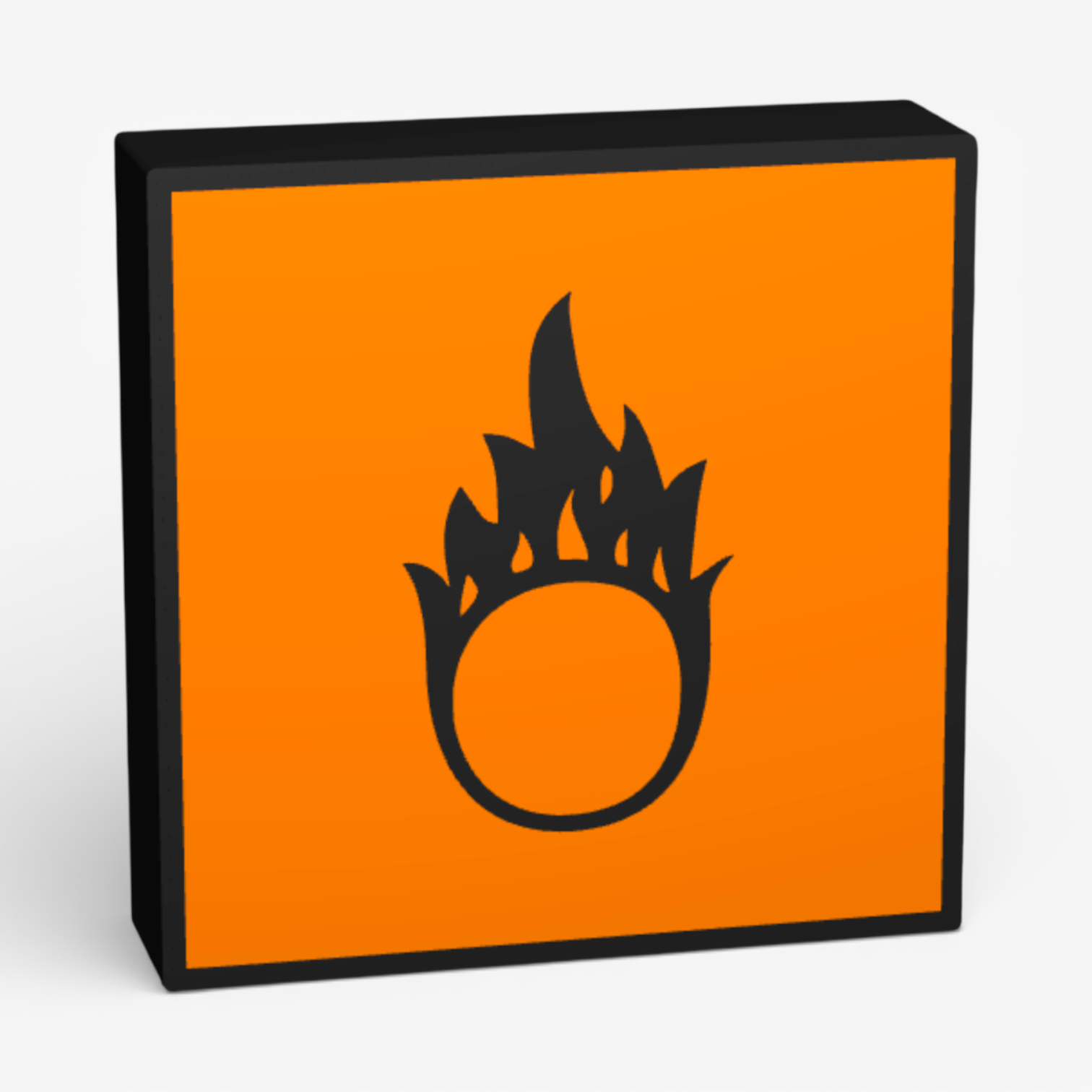 Brandfördernd Lampe