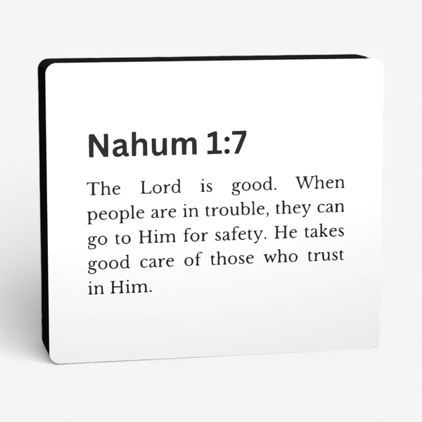 Nahum 1:7 Lampe