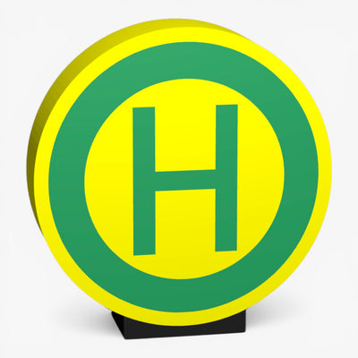 Haltestelle Verkehrsschild Lampe