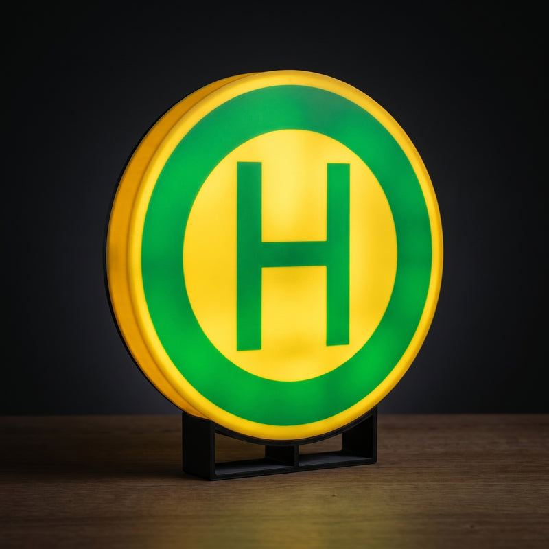 Haltestelle Verkehrsschild Lampe