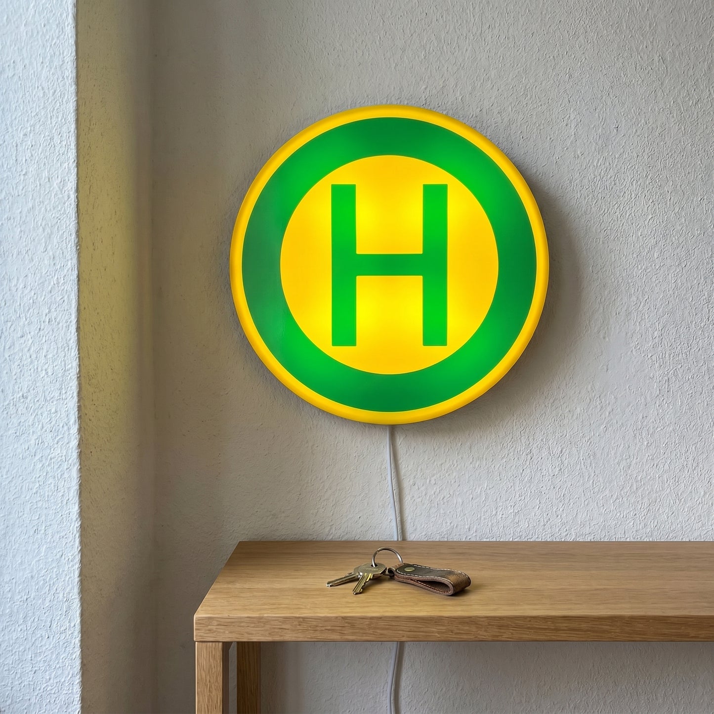 Haltestelle Verkehrsschild Lampe