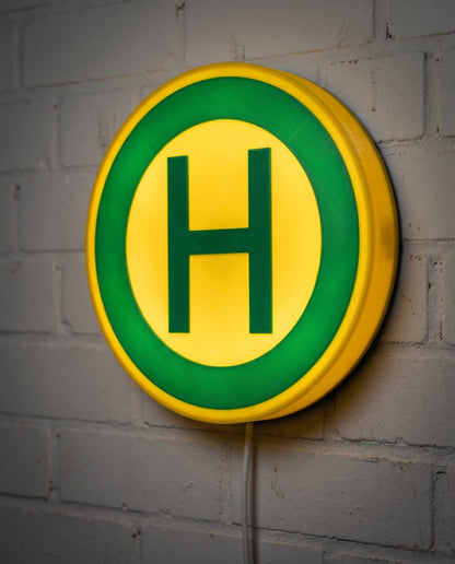 Haltestelle Verkehrsschild Lampe