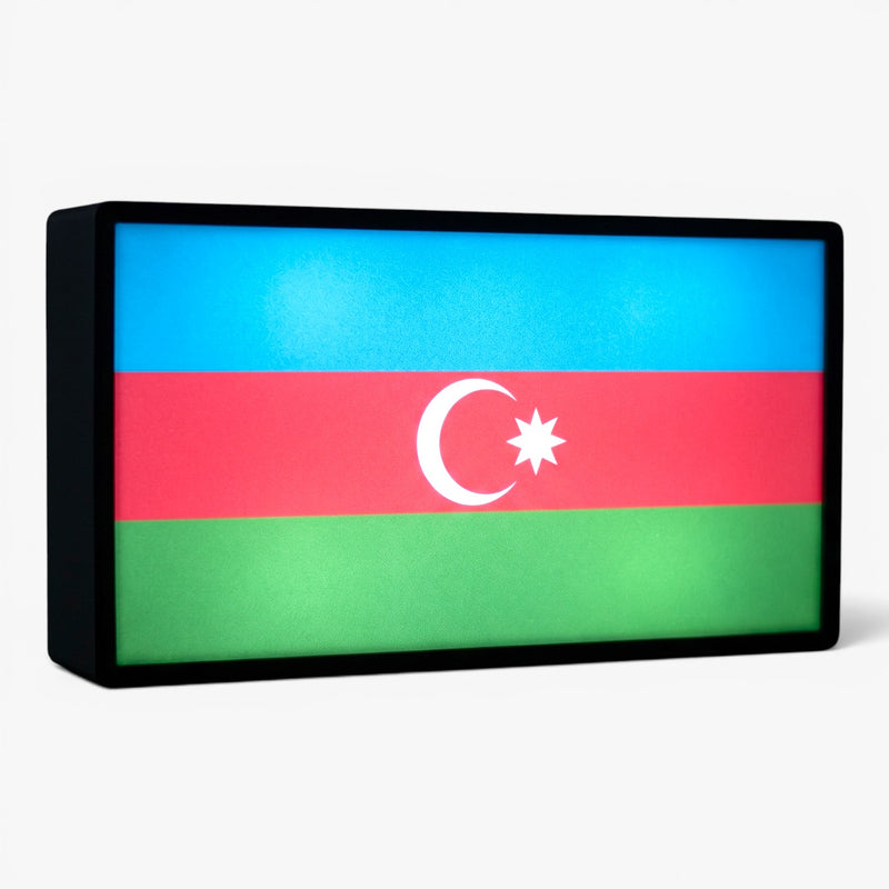 Aserbaidschan Flagge Lampe