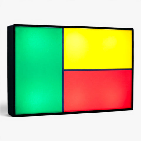 Benin Flagge Lampe