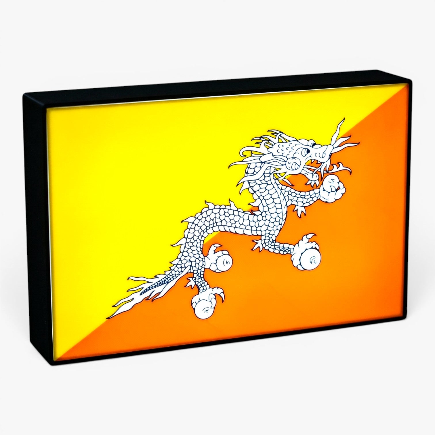 Bhutan Flagge Lampe