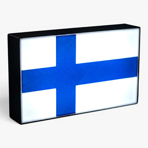 Finnland Flagge Lampe