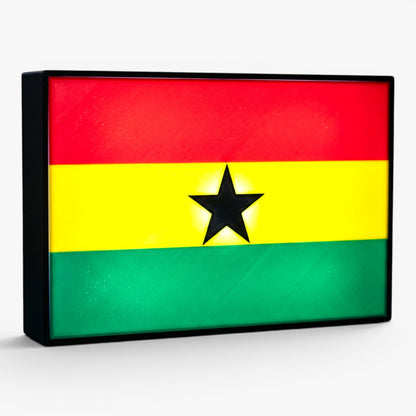 Ghana Flagge Lampe