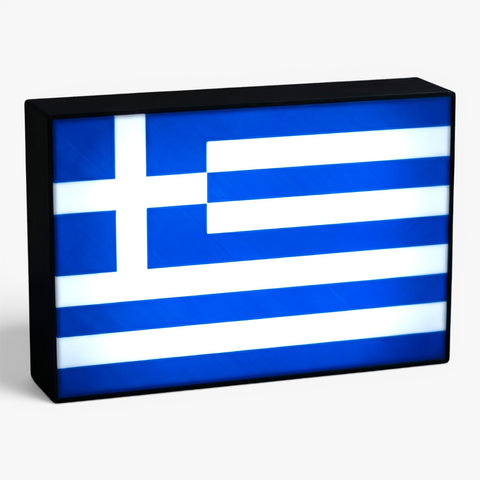 Griechenland Flagge Lampe