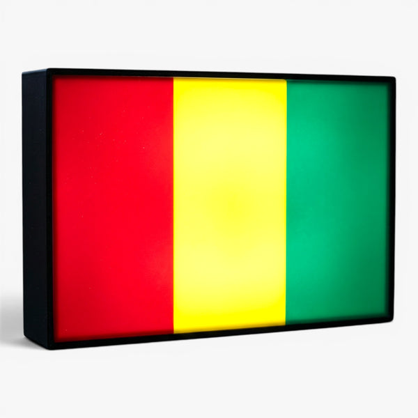 Guinea Flagge Lampe