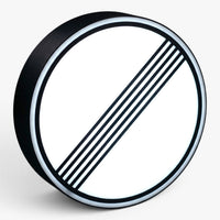 Unbegrenzt Geschwindigkeitsbegrenzung Verkehrsschild Lampe