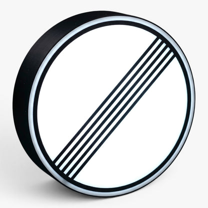 Unbegrenzt Geschwindigkeitsbegrenzung Verkehrsschild Lampe