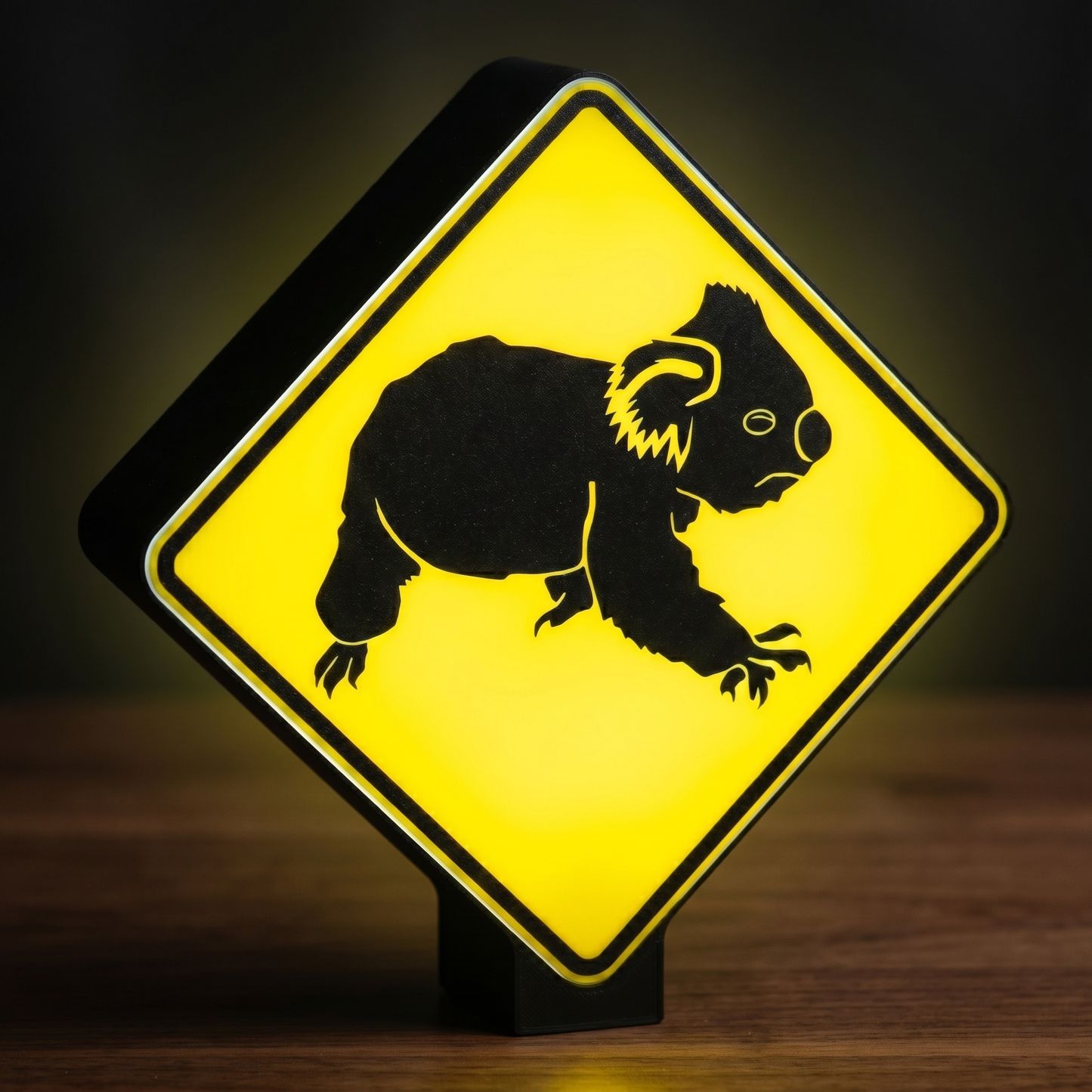 Koalas Crossing Australian Road Sign Lampe