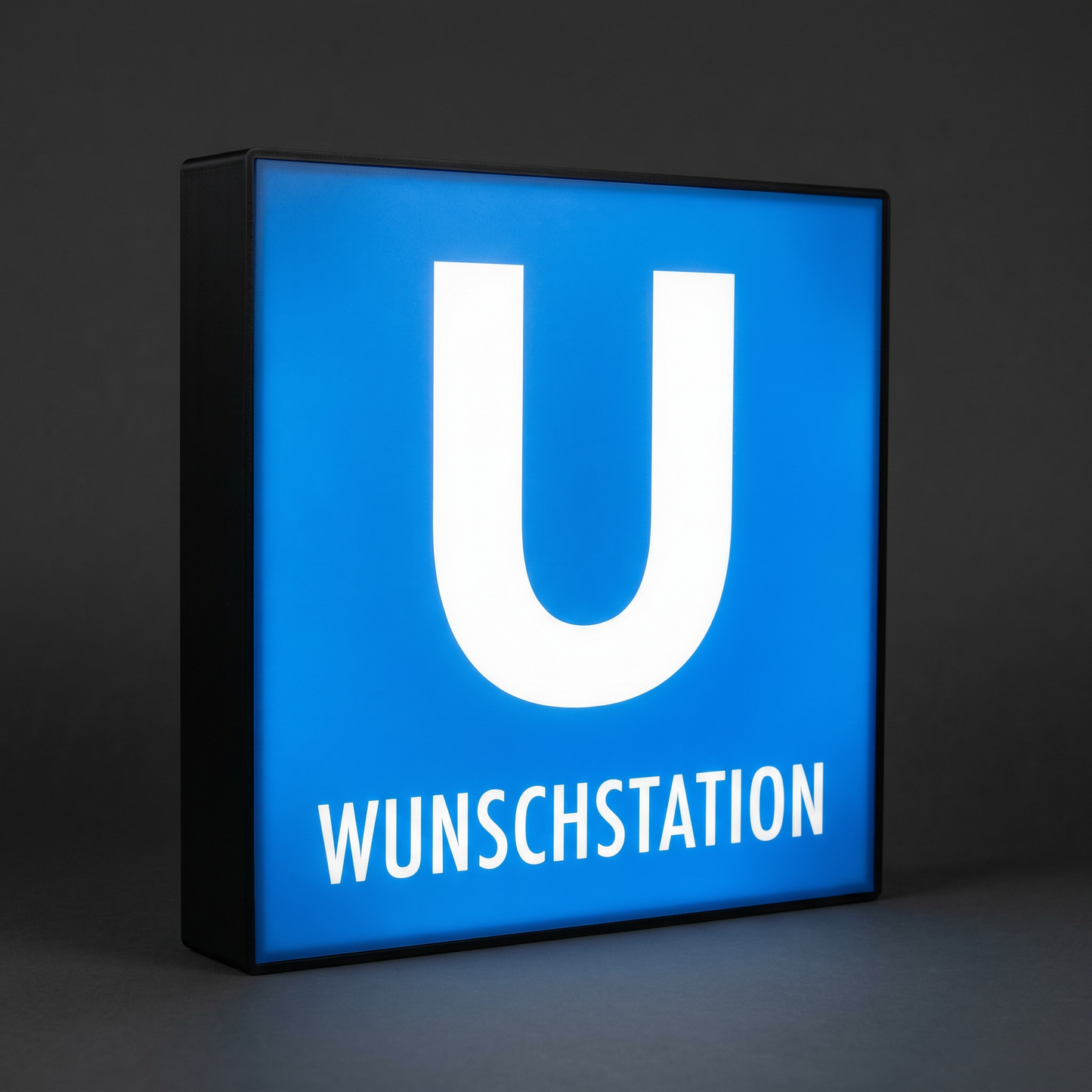 Personalisierbare U-Bahn Station Lampe