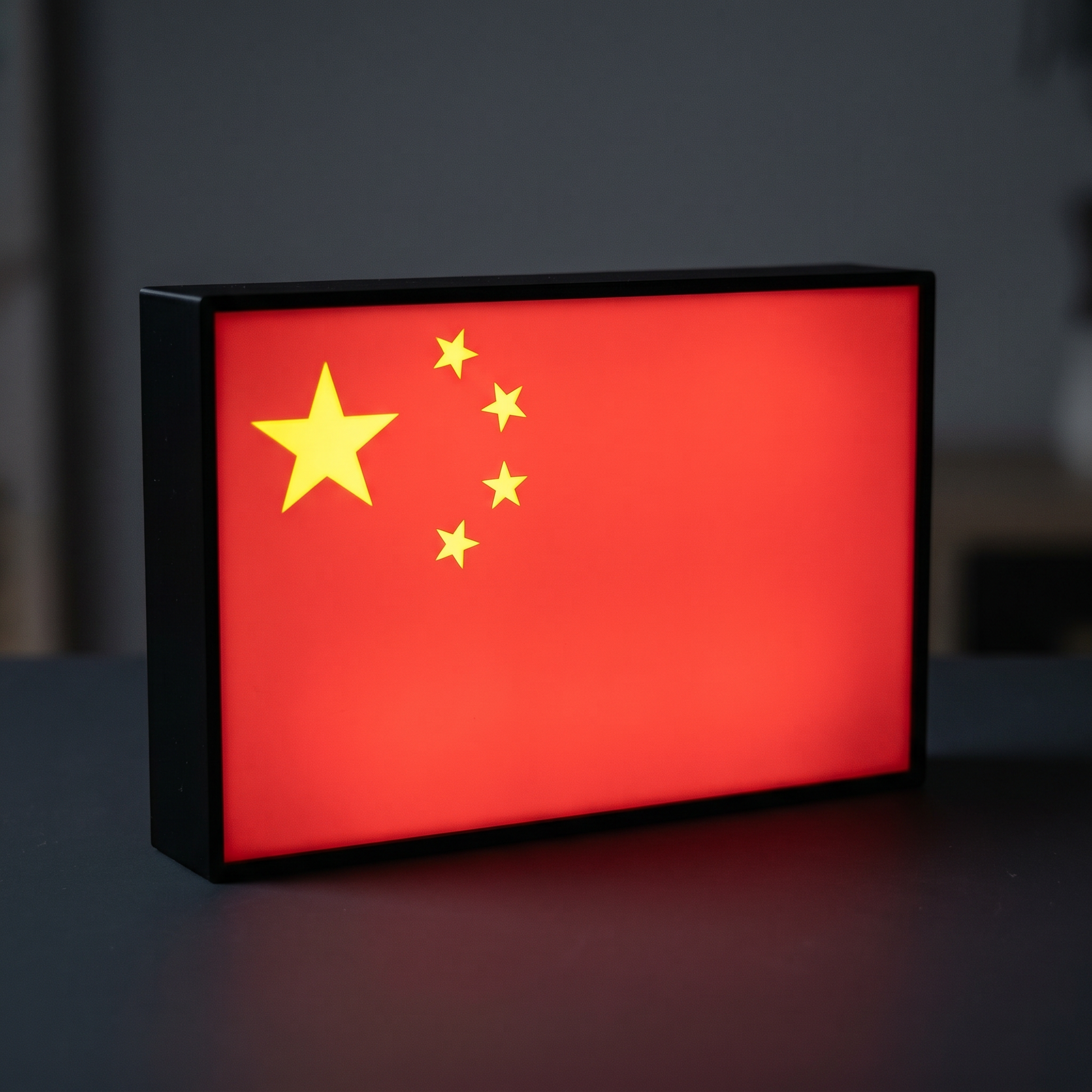 China Flagge Lampe leuchtend