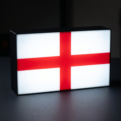 England Flagge Lampe leuchtend