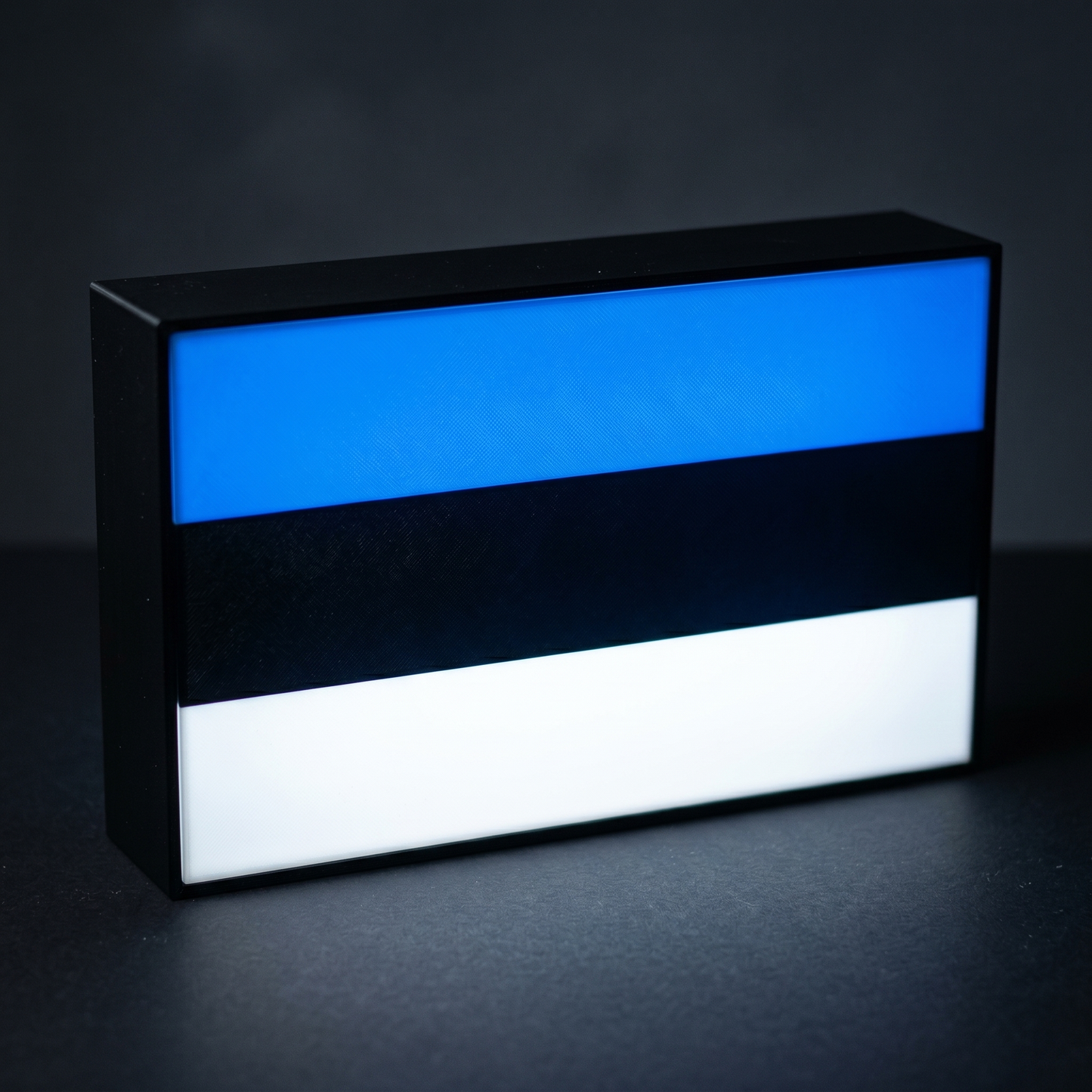 Estland Flagge Lampe leuchtend
