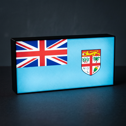 Fidschi Flagge Lampe leuchtend