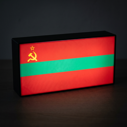 Transnistrien Flagge Lampe leuchtend