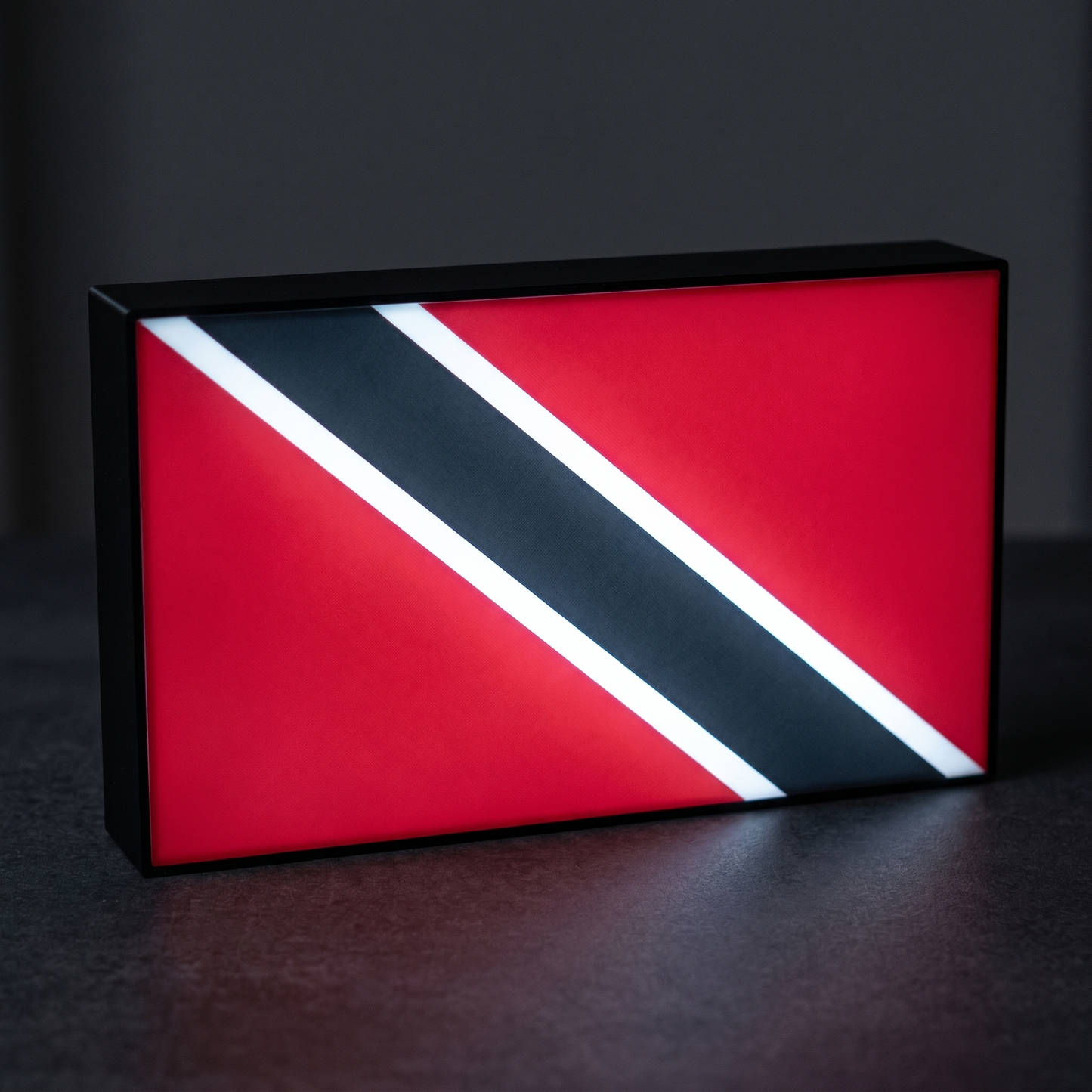 Trinidad und Tobago Flagge Lampe leuchtend