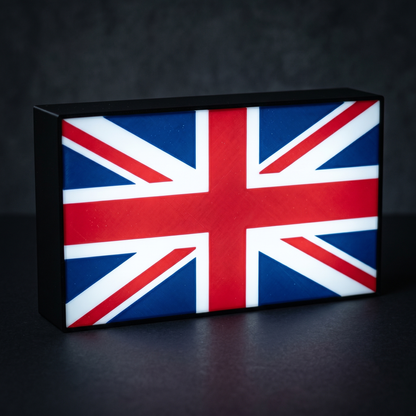 UK Flagge Lampe leuchtend