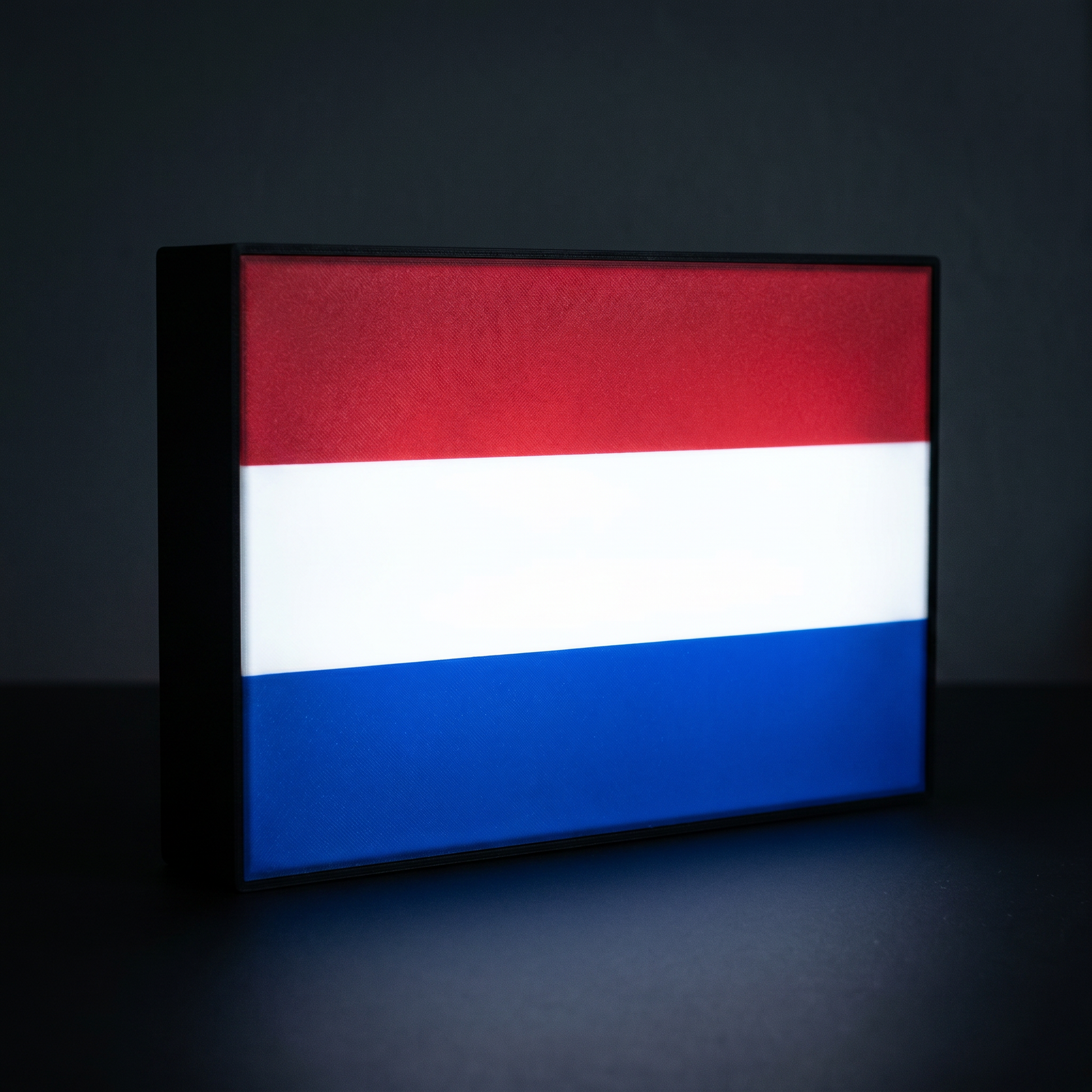 Niederlande Flagge Lampe leuchtend