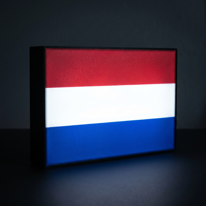 Niederlande Flagge Lampe leuchtend