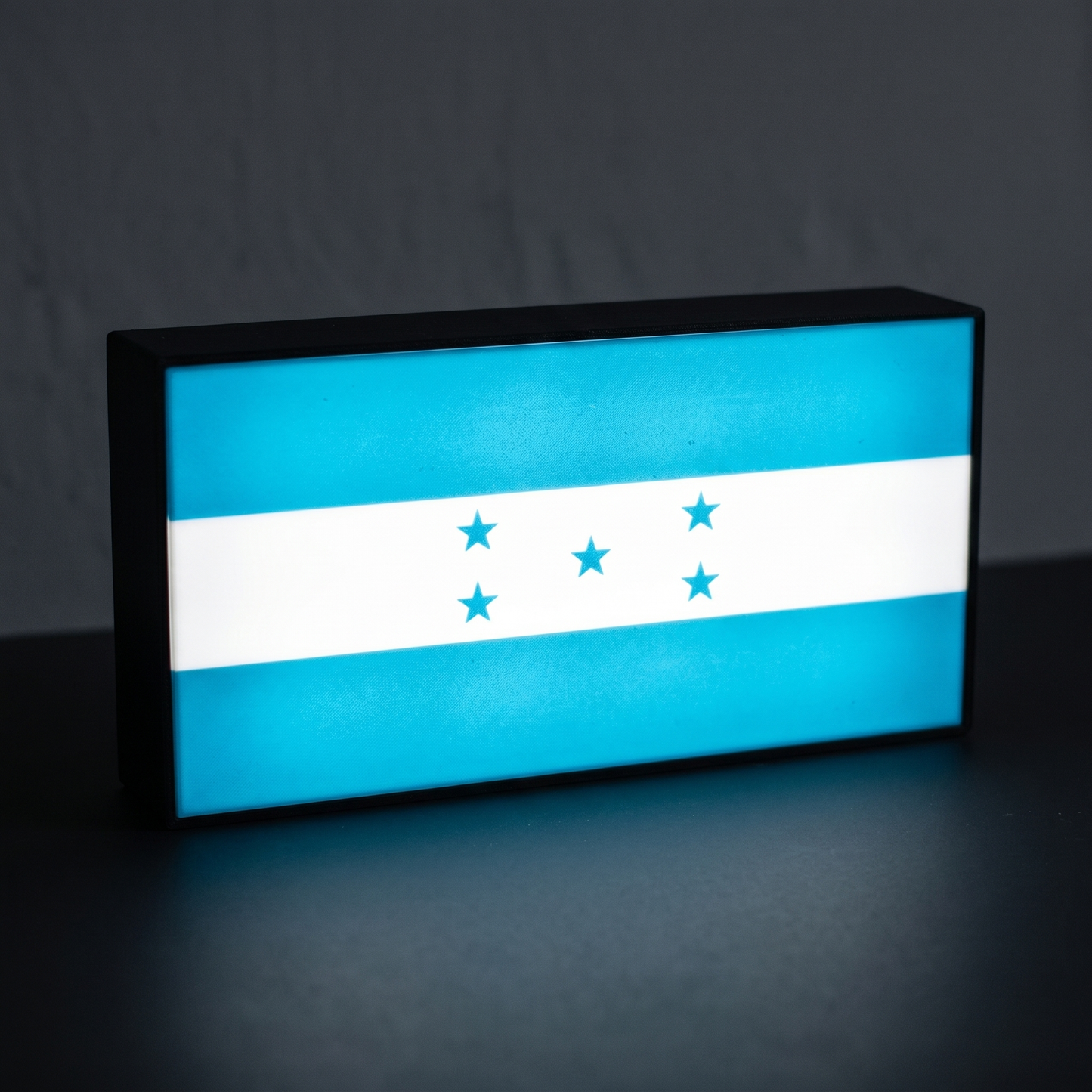 Honduras Flagge Lampe leuchtend