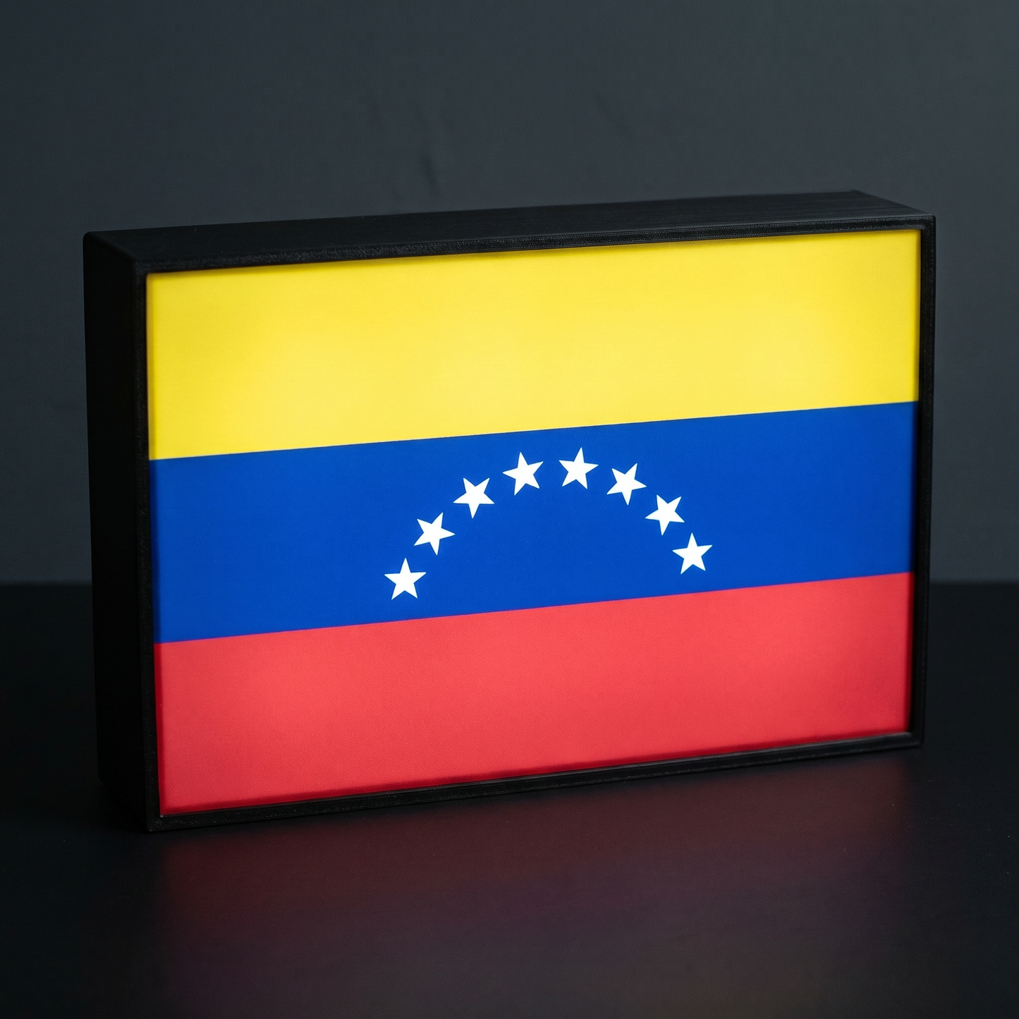 Venezuela Flagge Lampe leuchtend