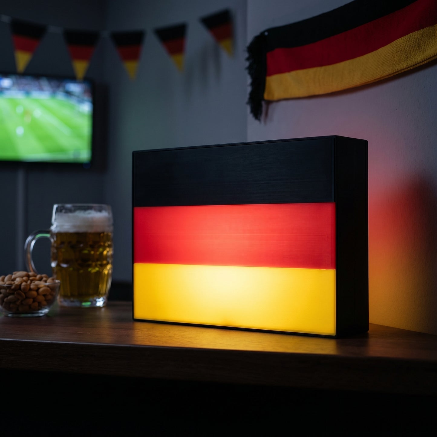 Deutschland Flagge Europa Lampe
