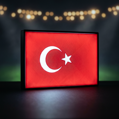 Türkei Flagge Lampe