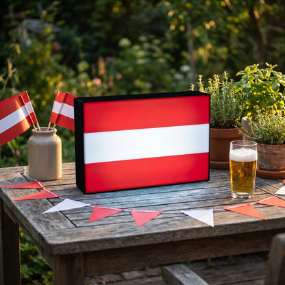 Österreich Flagge Europa Lampe