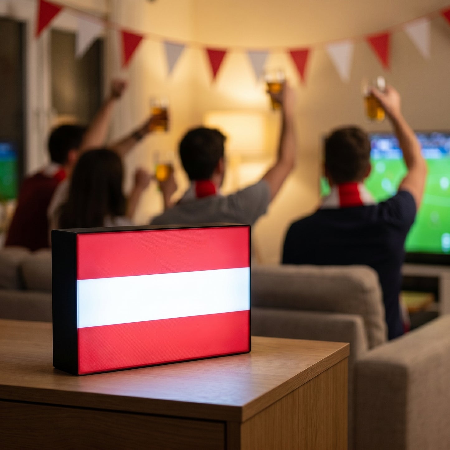 Österreich Flagge Europa Lampe