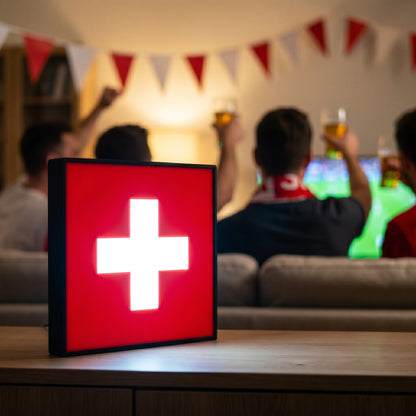 Schweiz Flagge Lampe