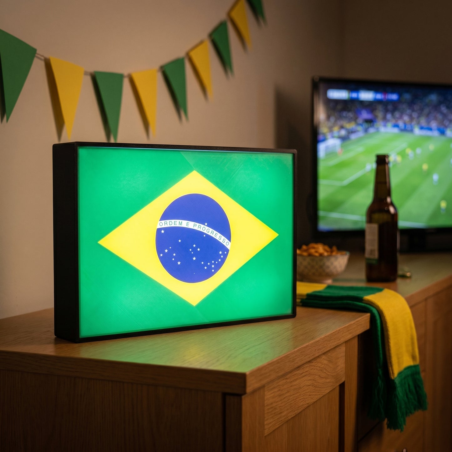 Brasilien Flagge Lampe