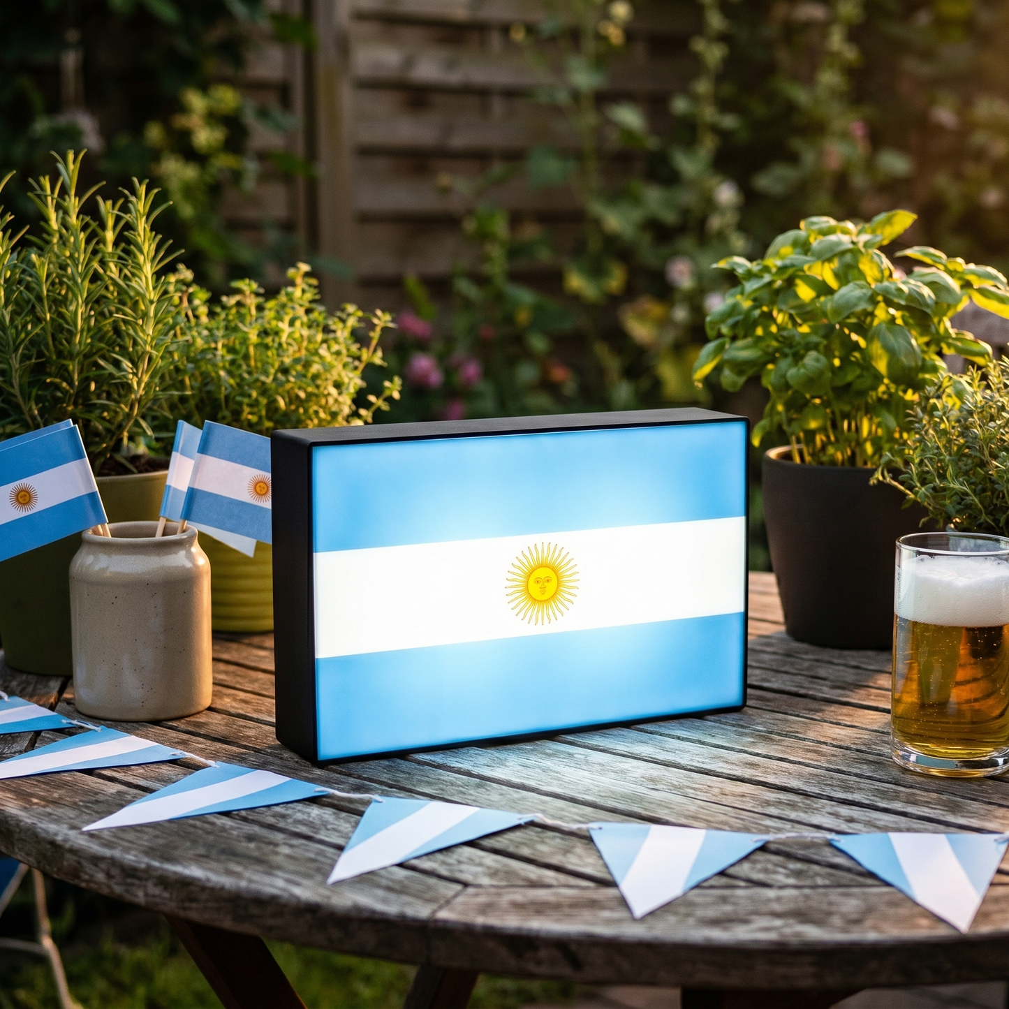 Argentinien Flagge Lampe
