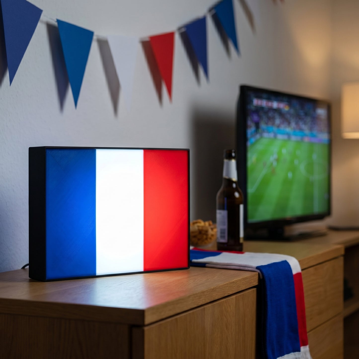 Frankreich Flagge Lampe