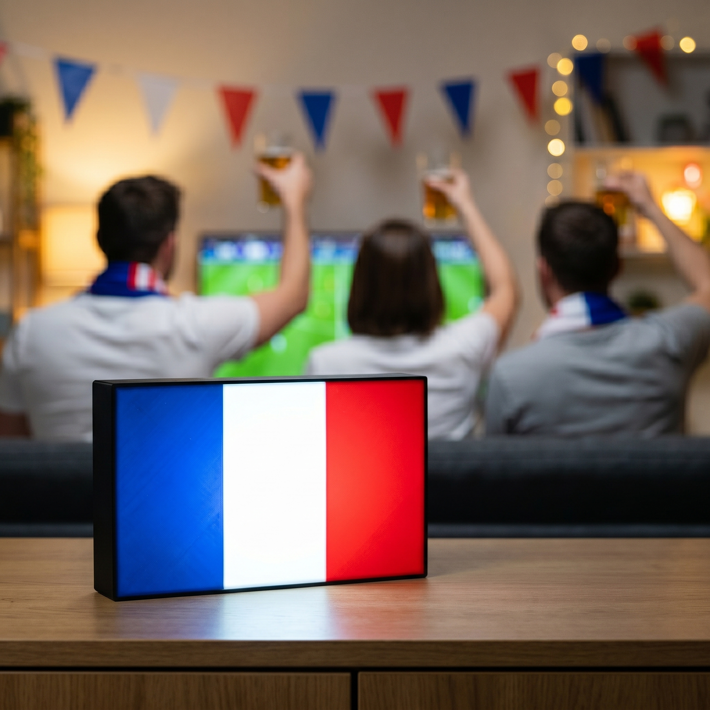 Frankreich Flagge Lampe