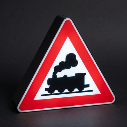 Unbeschrankter Bahnübergang 1971 bis 1992 Lampe