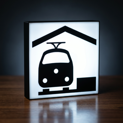 Bahnhof Lampe