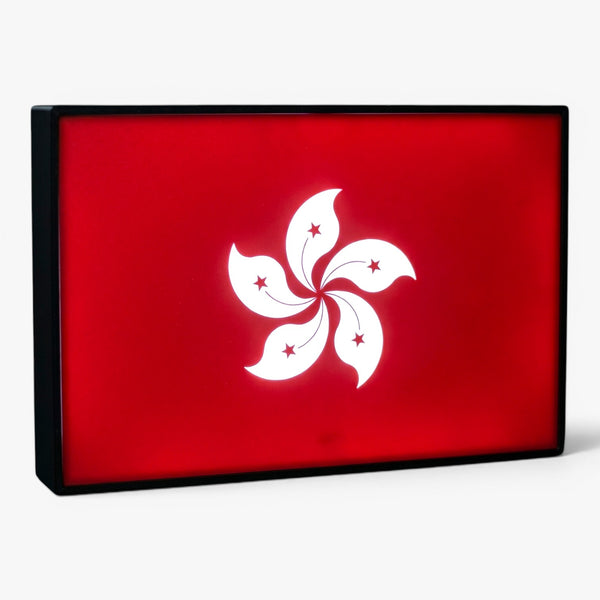 Hong Kong Flagge Lampe