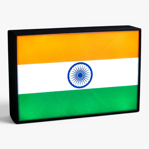 Indien Flagge Lampe