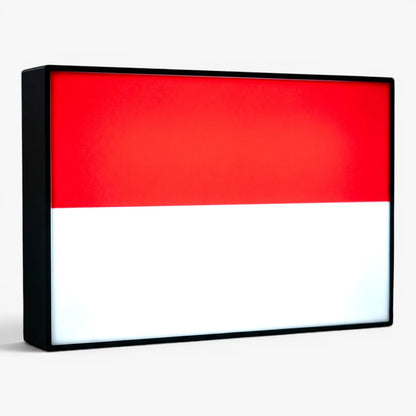 Indonesien Flagge Lampe