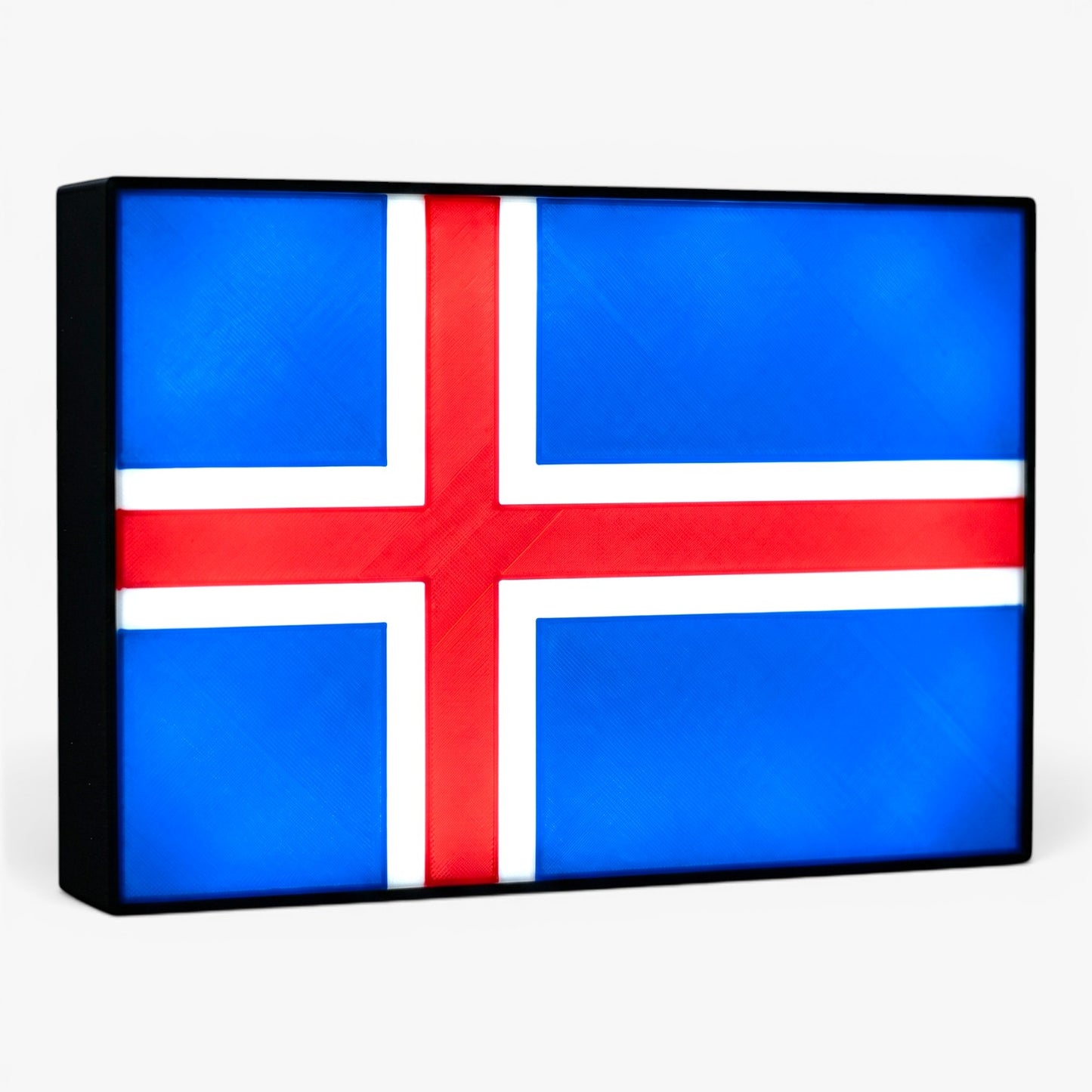 Island Flagge Lampe