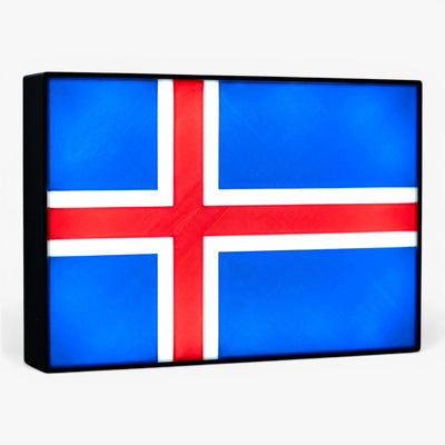 Island Flagge Lampe