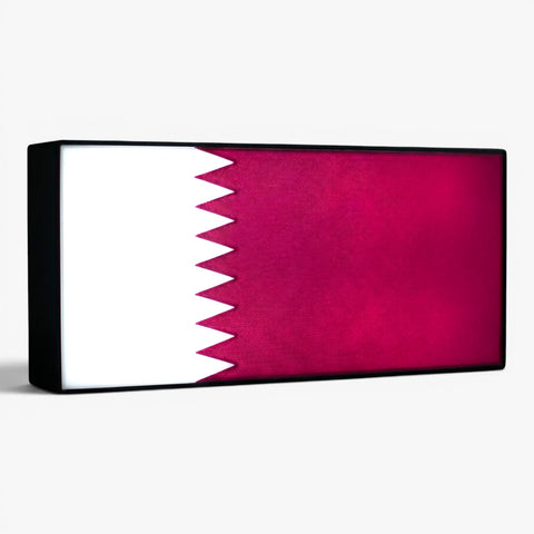 Katar Flagge Lampe