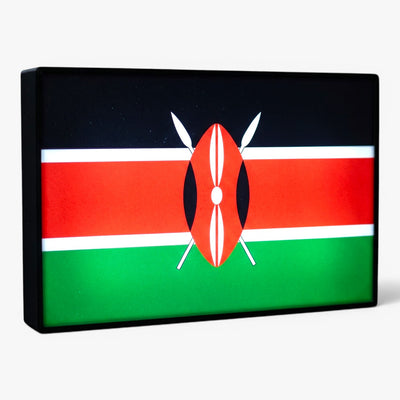 Kenia Flagge Lampe
